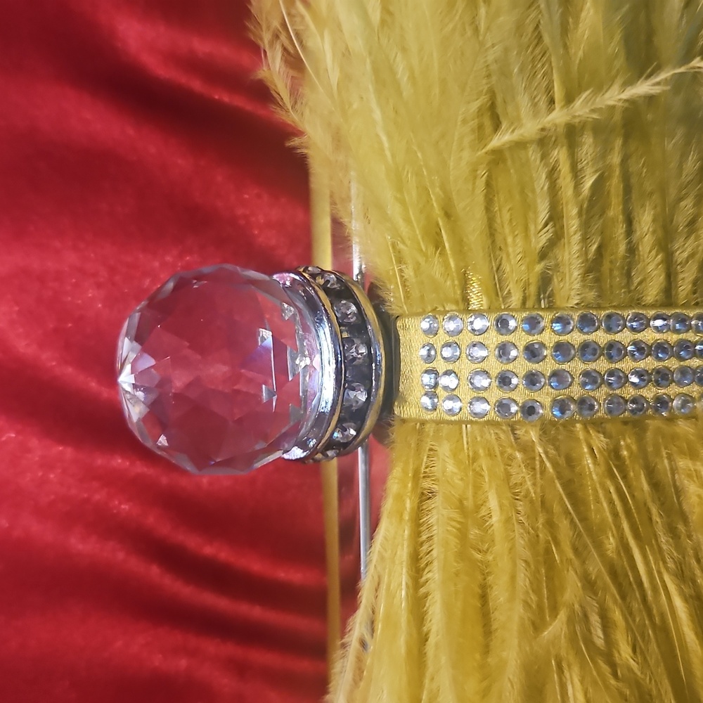 Ostrich Feathered Mini Evening Bag - Picture 6 of 10